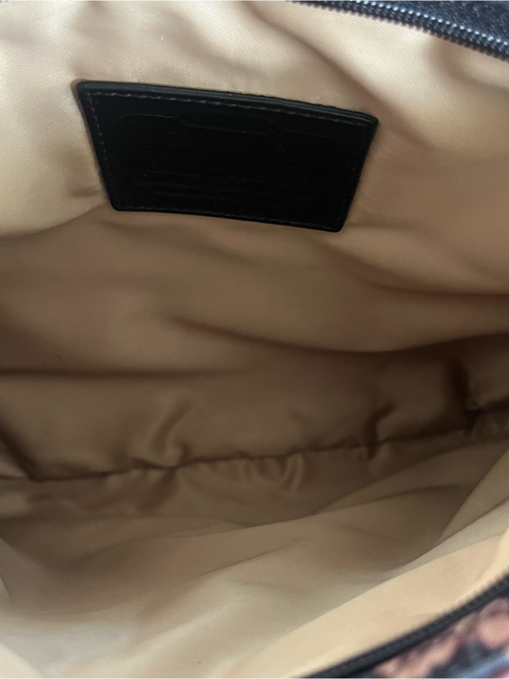 Coach purple & brown leopard-print bag - Picture 3 of 4